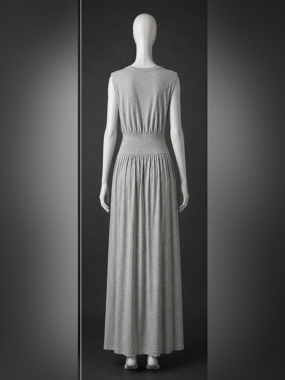 Toteme Sleeveless Maxi Dress in Heather Gray - Picture 2 of 5